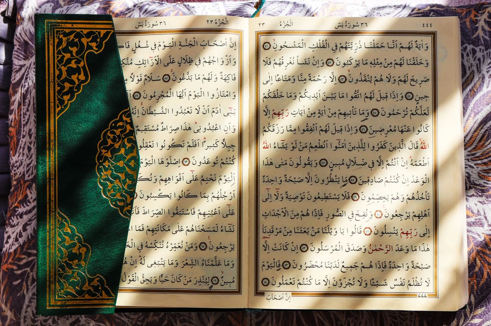 Yaşıl üzlü açıq Quran — tərcümə və təfsirə diqqət