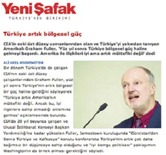 “Yeni Şafak” qəzeti, 31 oktyabr 2008