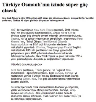 “Yeni Şafak”, 28 yanvar 2008