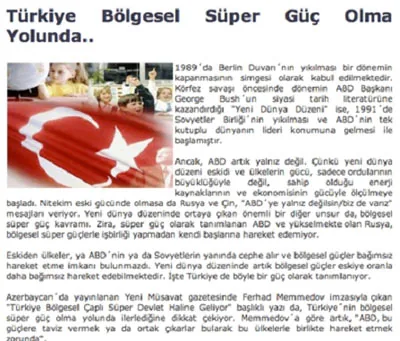 “Gündem” xəbər saytı, 30 noyabr 2008